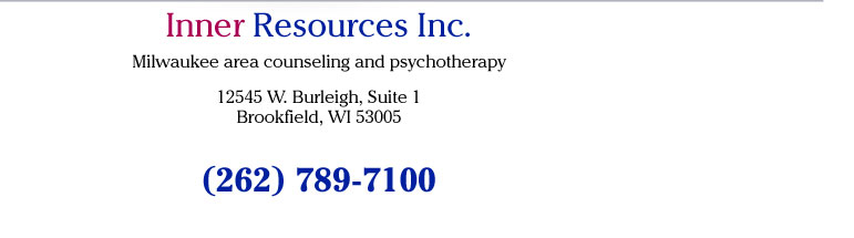 Inner Resources 12545 W. Burleigh,  Suite 1 Brookfield, WI 53005 (262) 789-7100